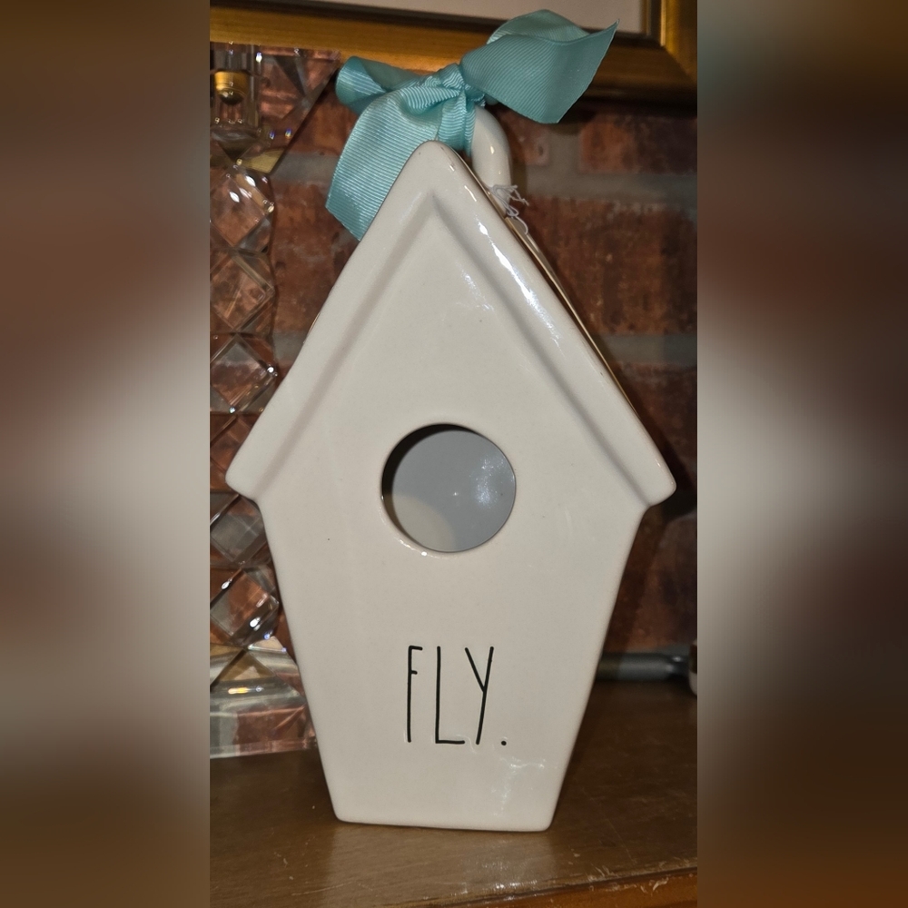 Rae Dunn Cream Birdhouse